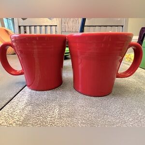 Fiestaware Scarlett Mugs $5 each, or $17 for all 4.